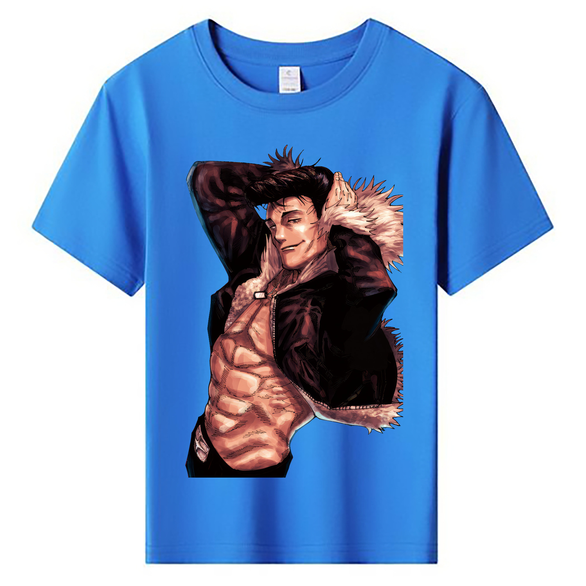 （画像用） 呪術廻戦 Jujutsu Kaisen 綿100％キッズTシャツ（フロントプリント）